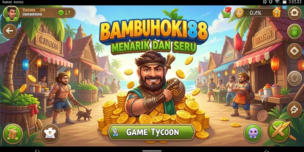 Tampilan gameplay Tycoon yang menarik dan penuh strategi.