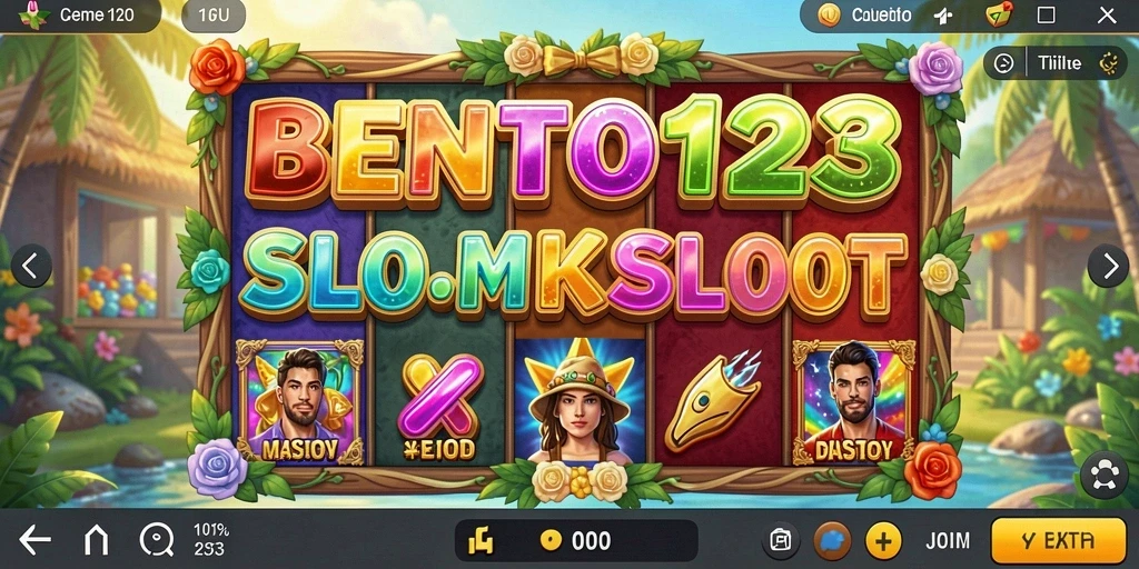 Tampilan gameplay BENTO123 yang menarik dan penuh warna.