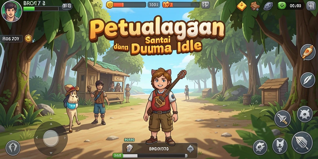 Gameplay santai dan imersif dari BRO178 dalam misi Idle.