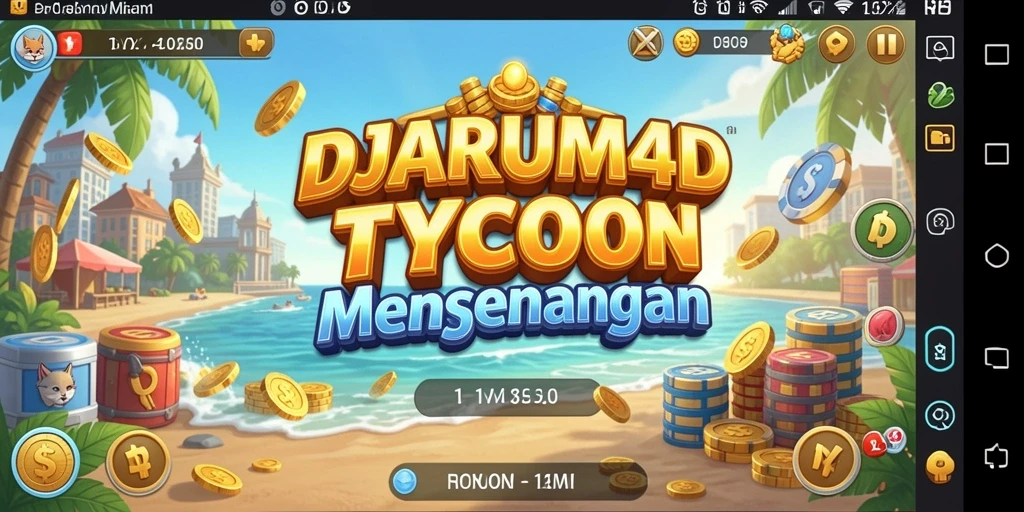 Screenshot utama menunjukkan dinamika gameplay Tycoon yang seru.