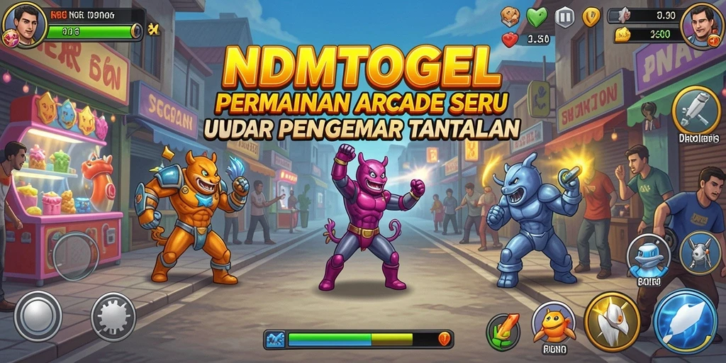 Tampilan gameplay seru NDMTOGEL menghadirkan tantangan Arcade yang menarik.