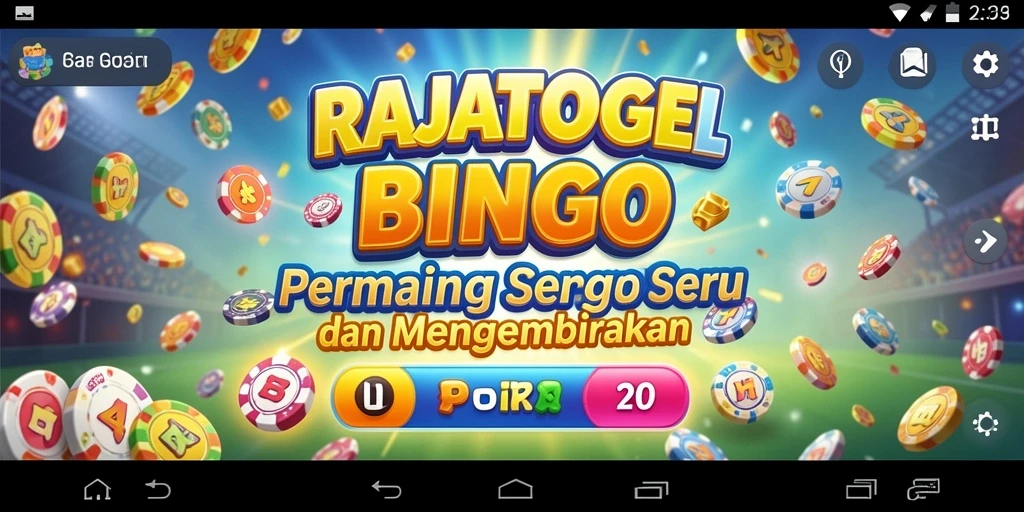 Gameplay Bingo yang menarik dan interaktif di RAJATOGEL.