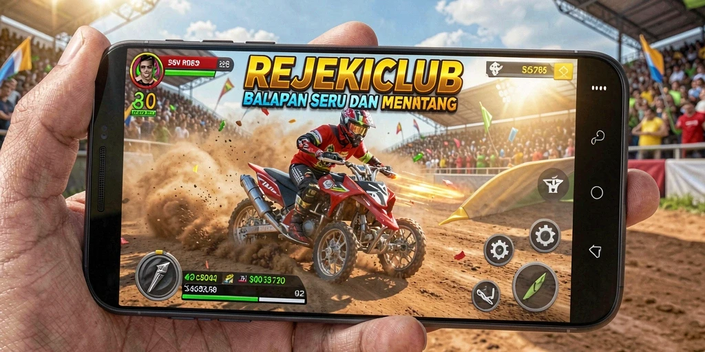 Tampilan gameplay seru dan mendebarkan dari REJEKICLUB.