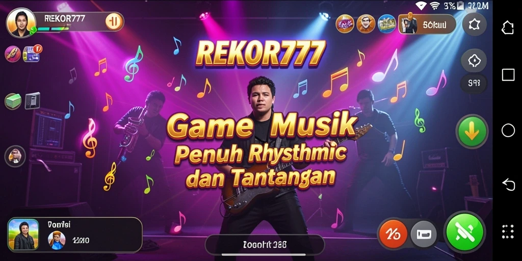 Tampilan gameplay seru dan menarik dari REKOR777.