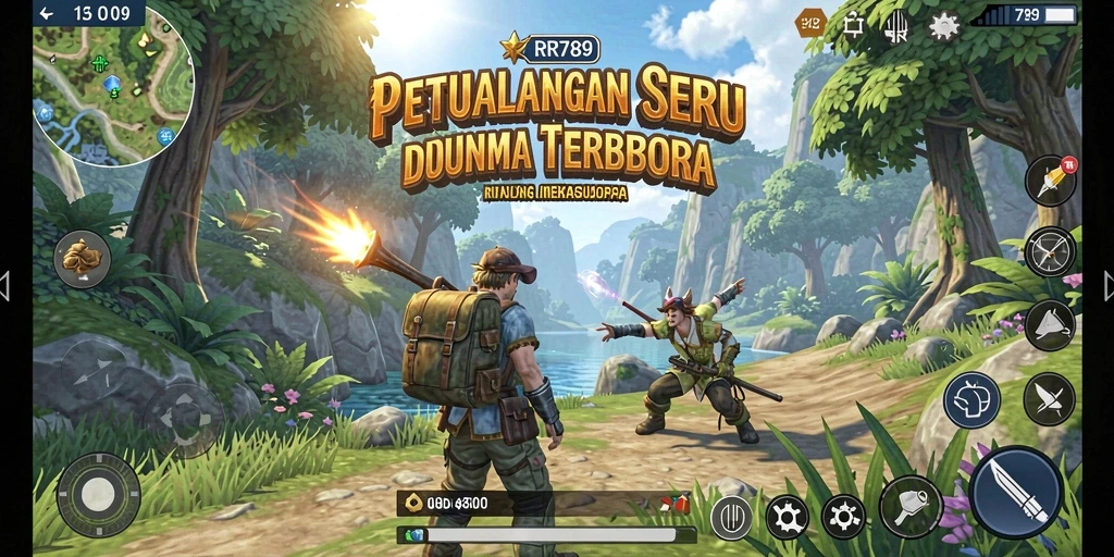Screenshot gameplay menunjukkan kebebasan menjelajahi dunia terbuka.