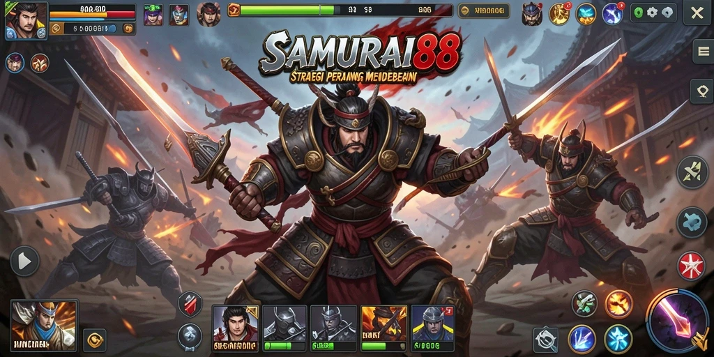 Tangkap momen pertempuran seru dalam SAMURAI88 dengan strategi terencana.