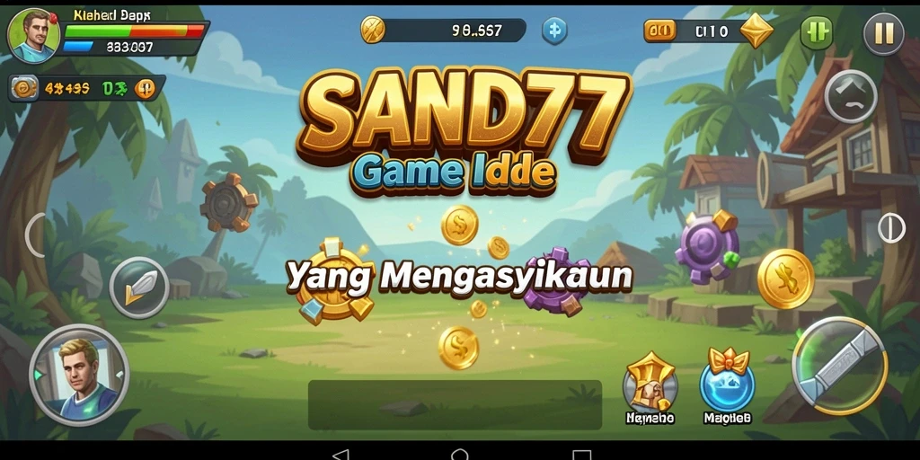 Tampilan gameplay SAND77 yang menarik dan penuh warna.