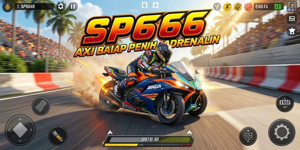 Tampilan mendebarkan saat balapan di SP666.