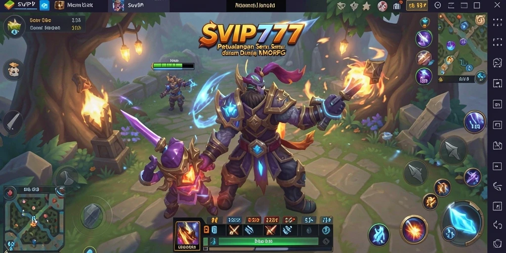 Tampilan menangkap momen epic dalam gameplay SVIP777.