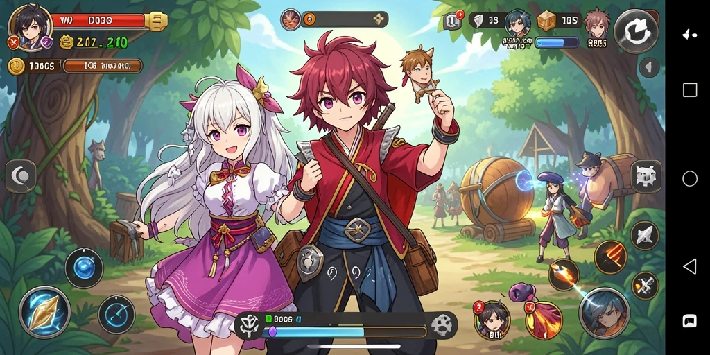 Tampilan gameplay WDBOS yang menarik dan dinamis.